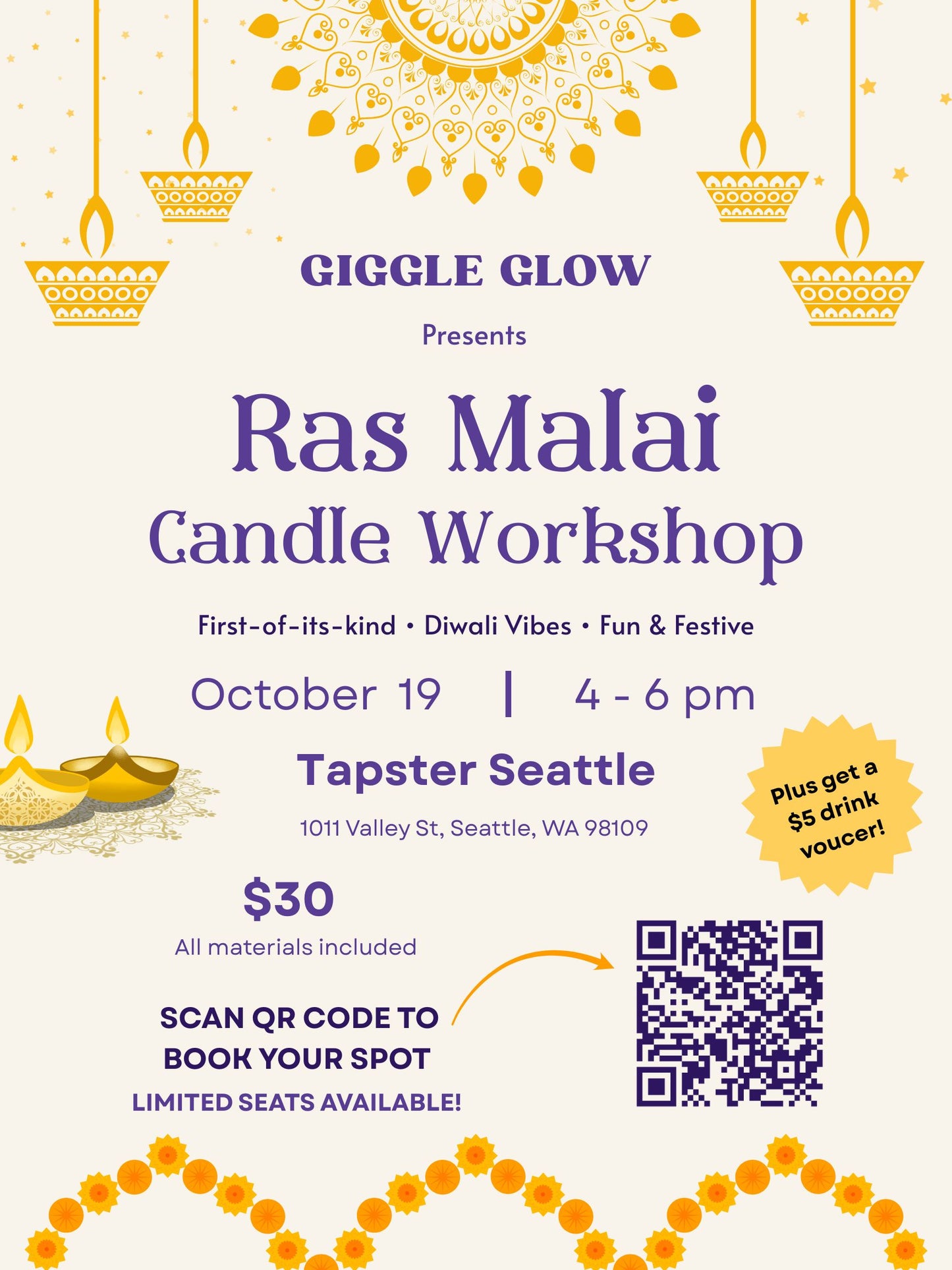 Ras Malai Candle Workshop