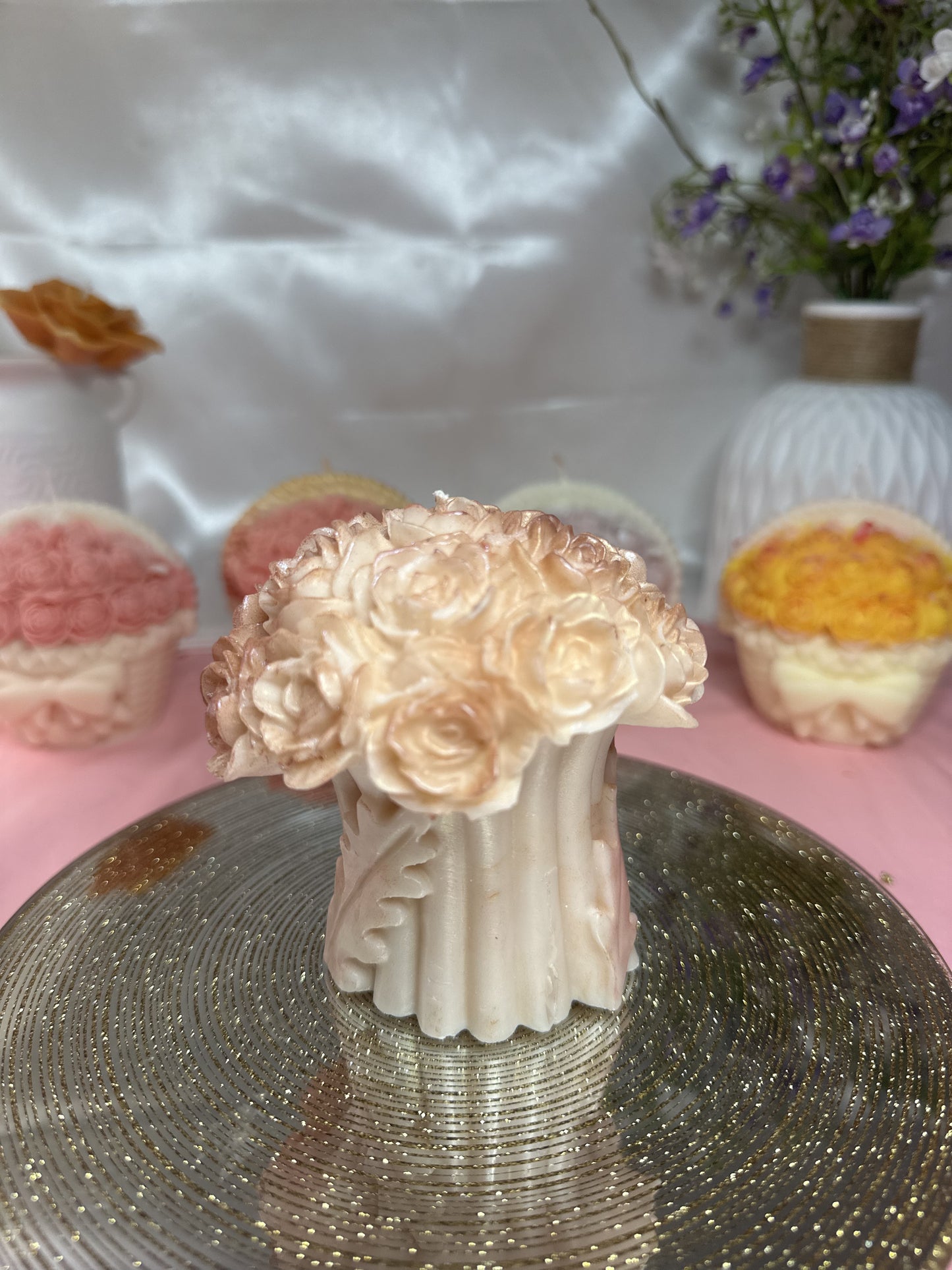Flower Bunch Candle