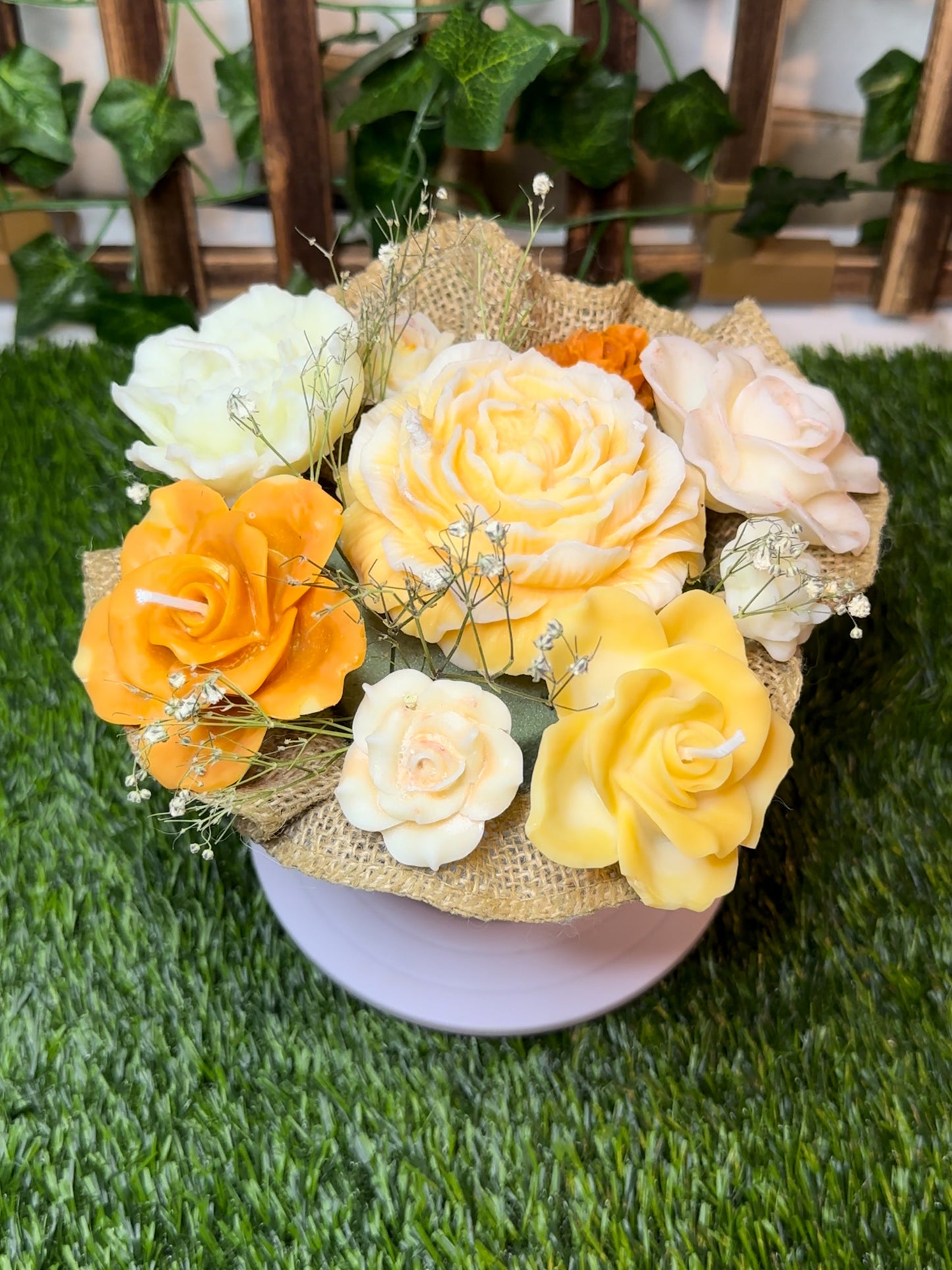 Flower Bouquet Candle