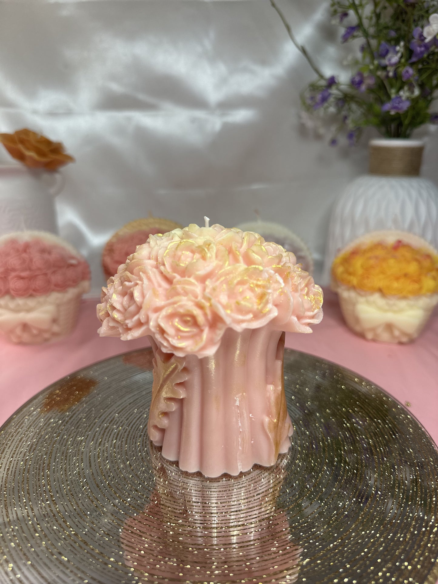 Flower Bunch Candle