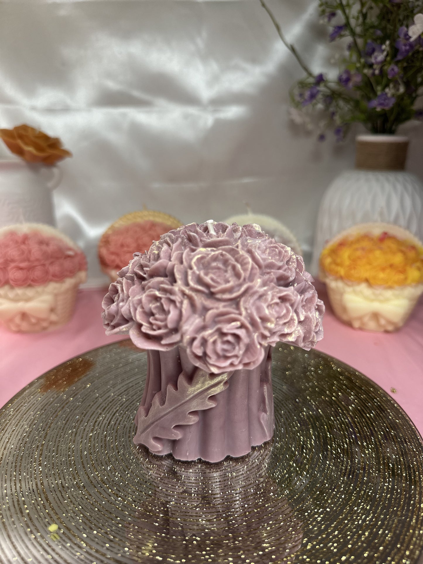 Flower Bunch Candle