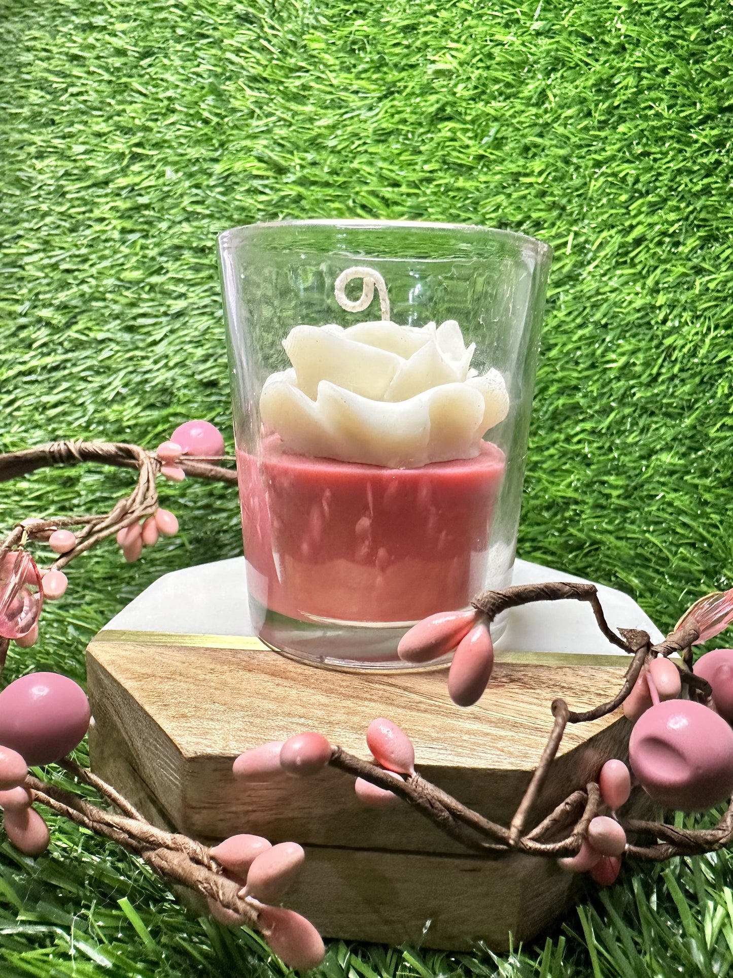 Rose in a Jar Candle
