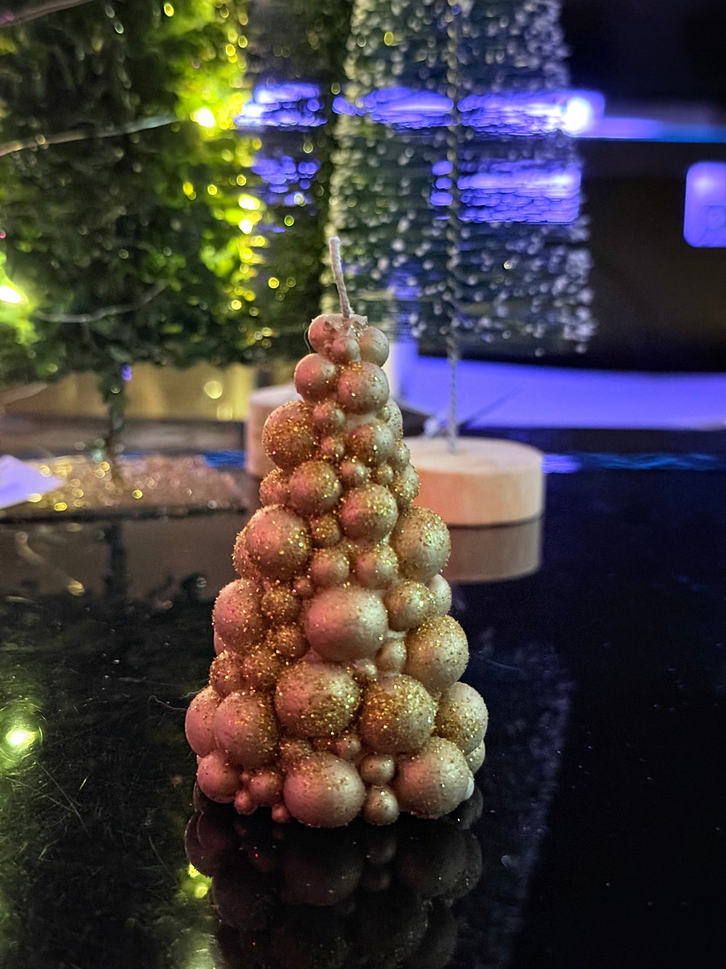 Christmas Bubble Tree Candle
