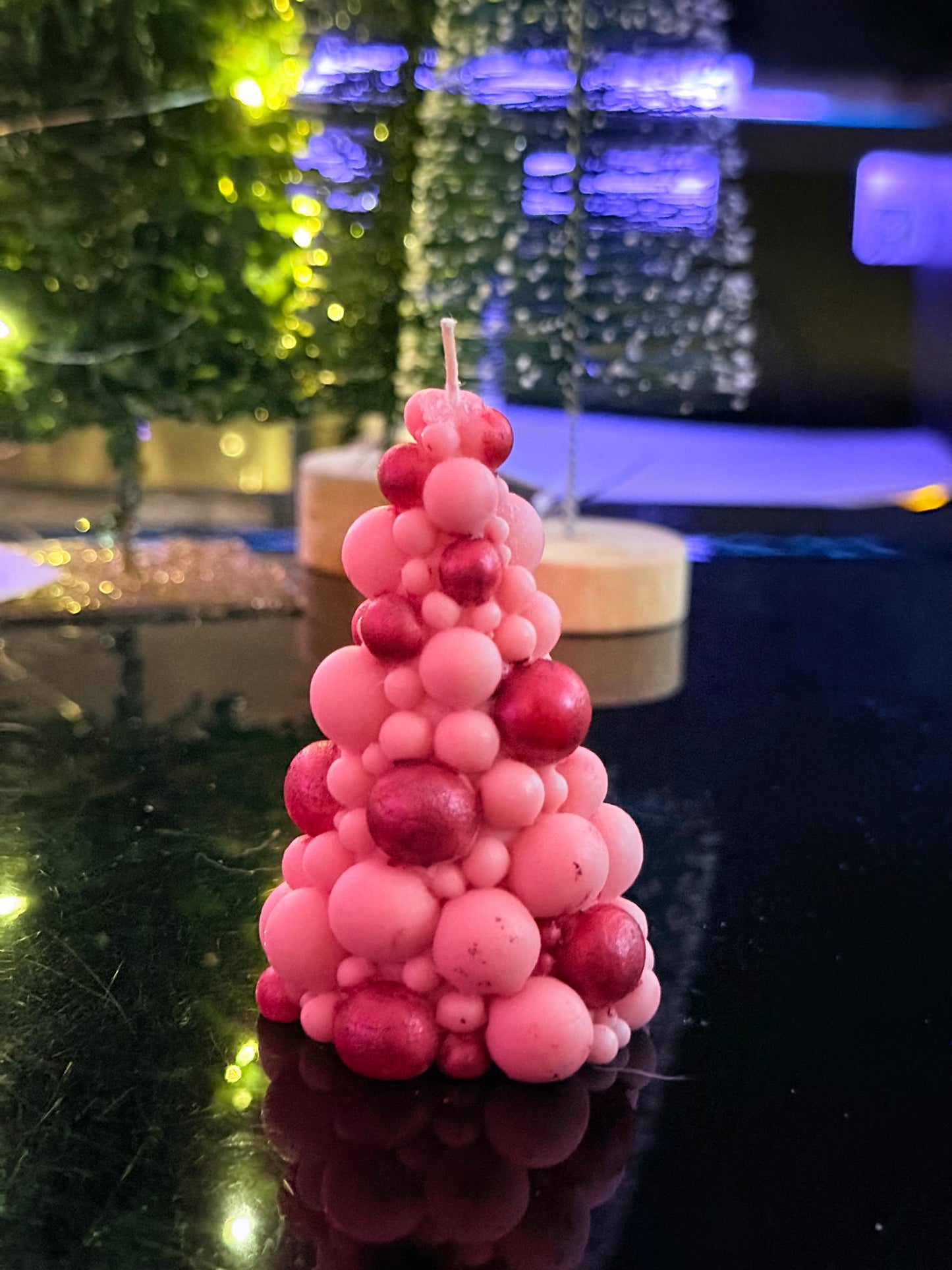 Christmas Bubble Tree Candle
