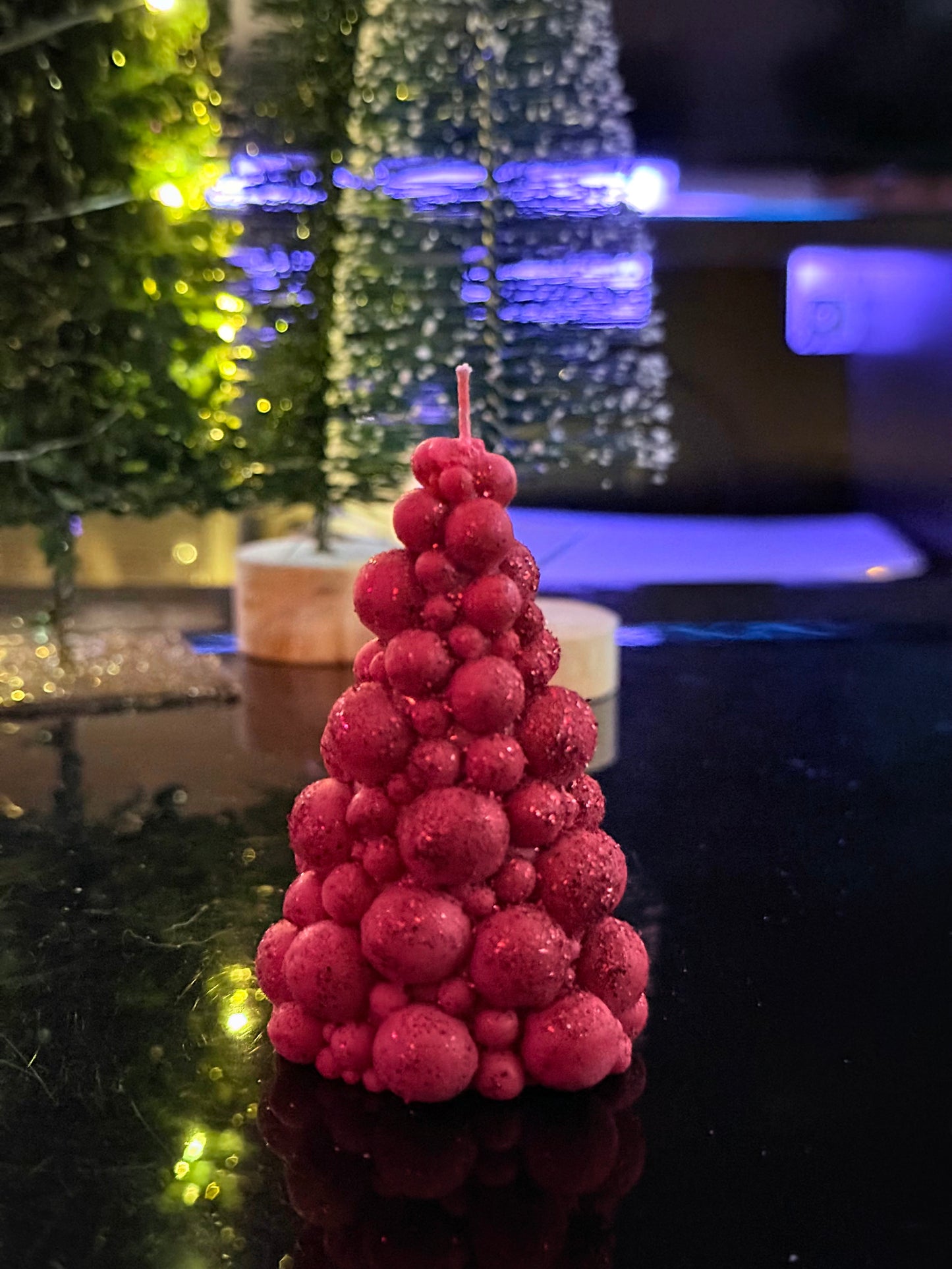 Christmas Bubble Tree Candle