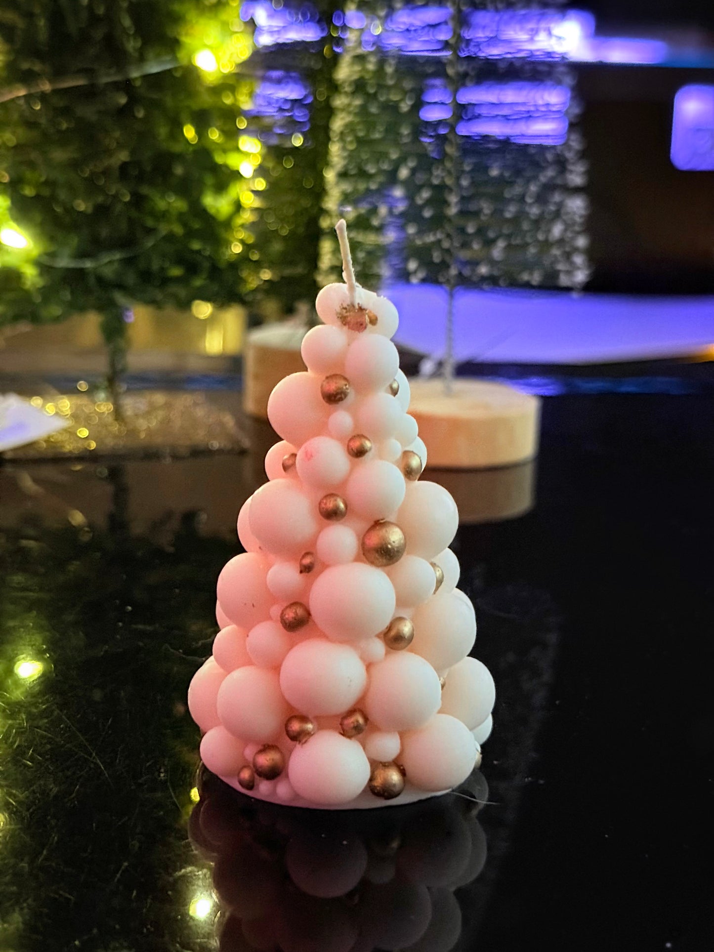 Christmas Bubble Tree Candle
