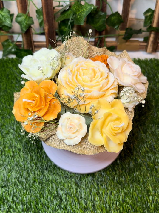 Flower Bouquet Candle