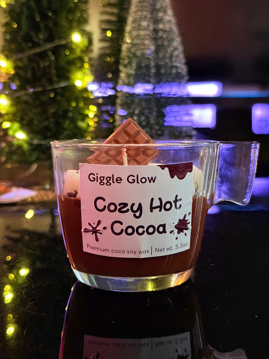 Hot chocolate Candle