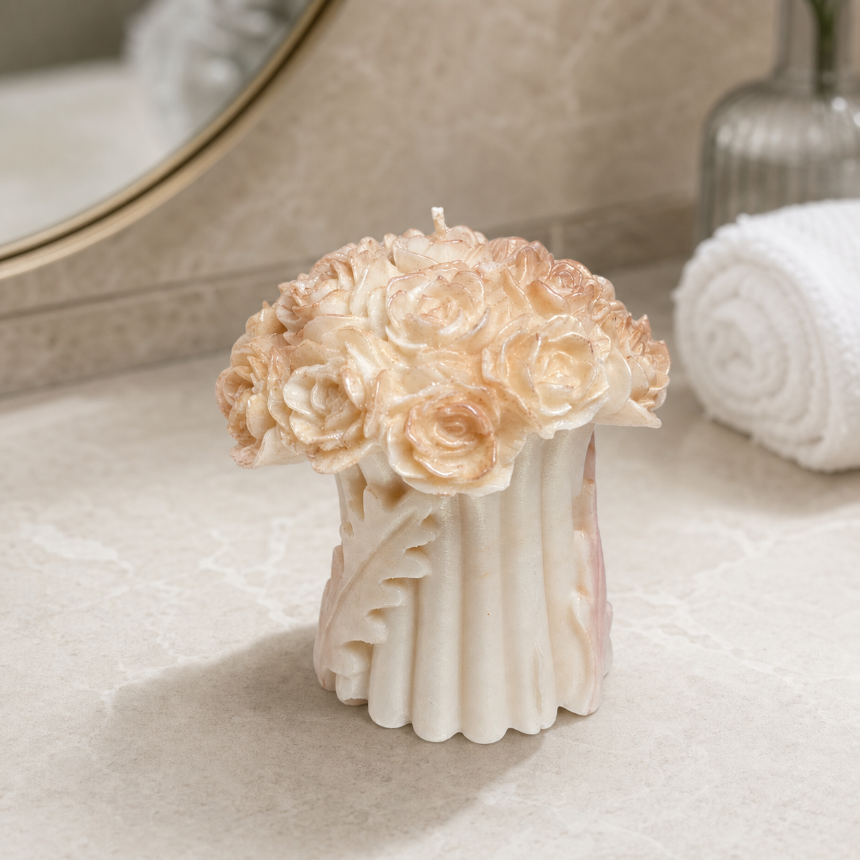 Flower Bunch Candle